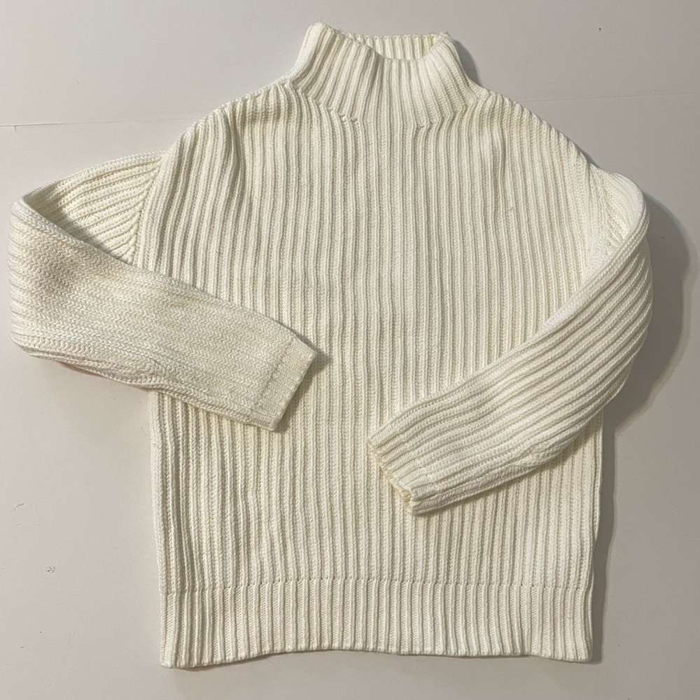 GAP HIGH COLLAR RIBBED KNIT SWEATER SIZE XS